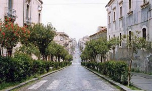 Catania: via Sangiuliano. Immagine di repertorio
