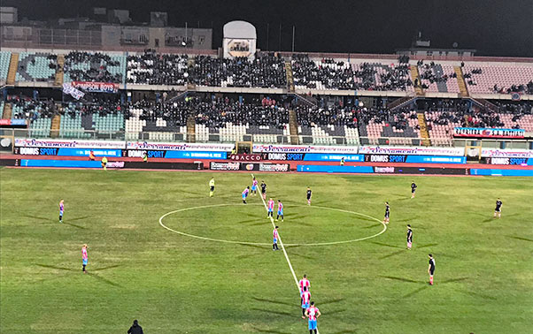 Catania-Rende 1-0, segna Di Piazza