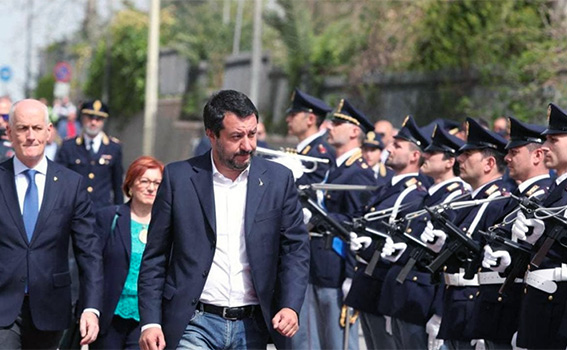 Il 25 aprile di Salvini a Corleone