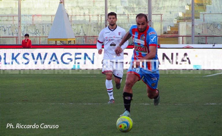 Catania-Vibonese 2-1, Mazzarani risolve