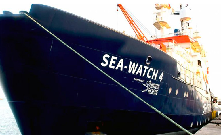 Sea Watch 4 verso Palermo con 353 migranti