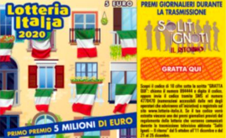 Vincite Lotteria Italia 2020, 2° premio a Prizzi