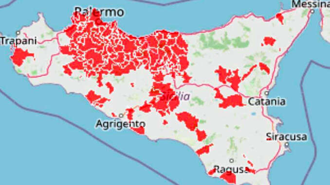 Covid in Sicilia, studio Gimbe più zone rosse