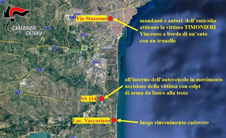 Omicidio Vaccarizzo Catania, due fermi