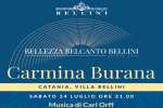 Carmina Burana nella Villa Bellini di Catania