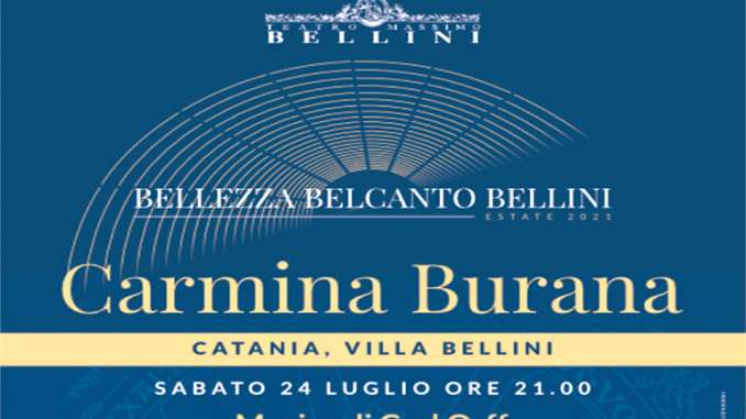 Carmina Burana nella Villa Bellini di Catania