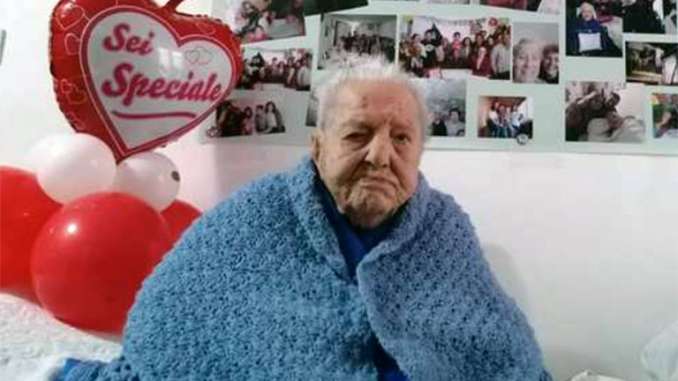 È spirata donna Marietta la più anziana d'Italia