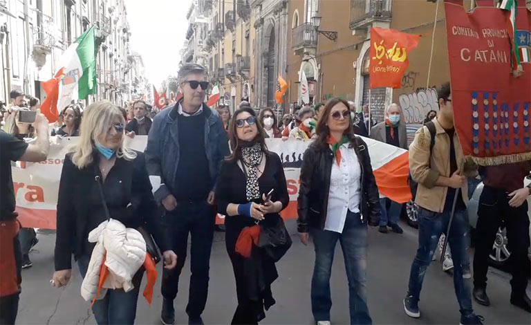 Catania e provincia ricordano Il 25 aprile