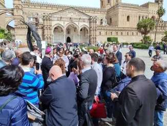 Lavoratori Almaviva e Covisian protestano a Palermo