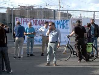 Chiusura molo di levante a Catania, la protesta