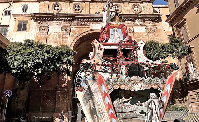 Festino a Santa Rosalia inizia con l’alborata