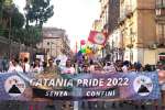 Corteo Pride 2022 sfila a Catania