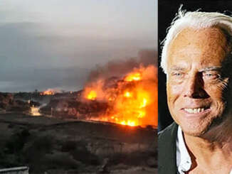 Pantelleria bruciata, Armani dona 500 mila euro