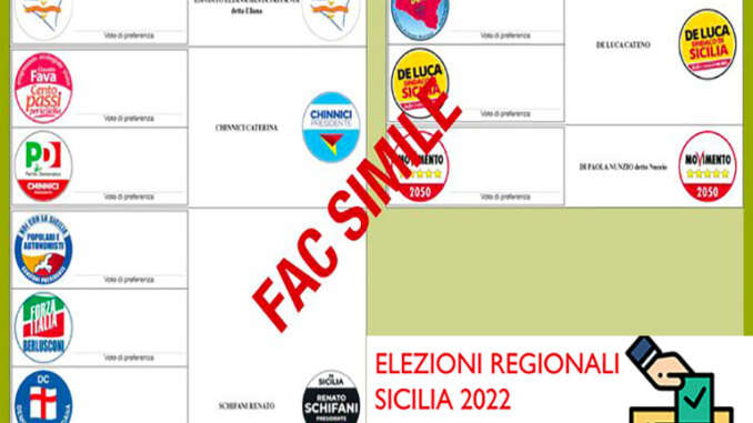 Elezioni regionali in Sicilia, come si vota