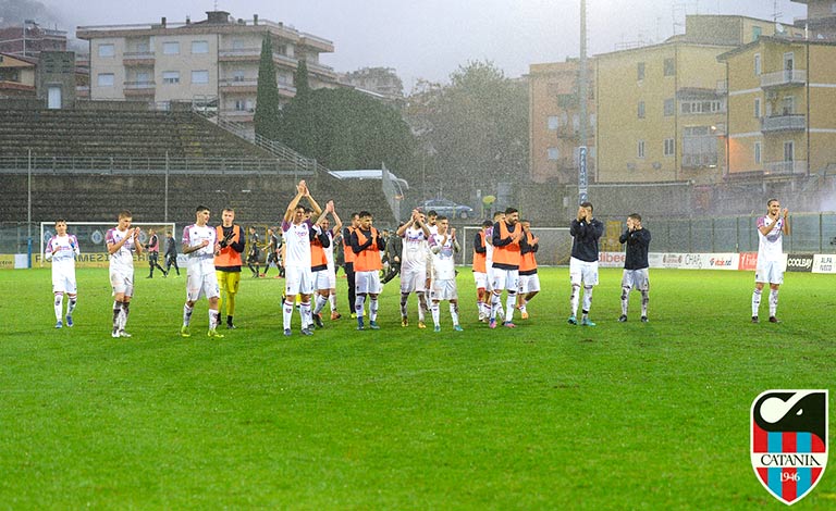 Lamezia-Catania 1-1, etnei pareggiano in trasferta