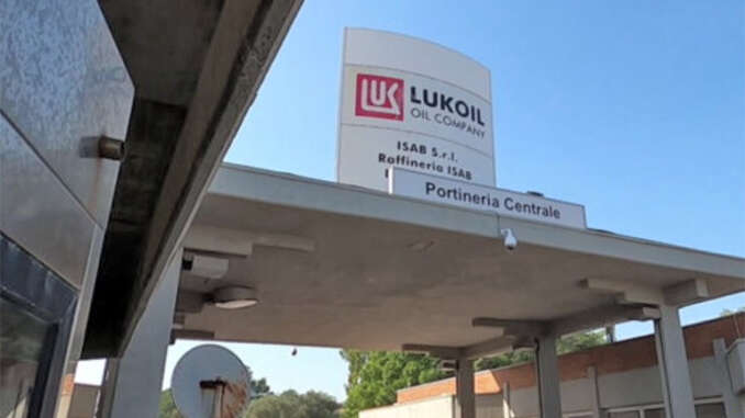 Lukoil Priolo, si forma cordata del Qatar