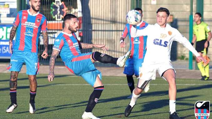 Santa Maria Cilento-Catania 2-1, prima sconfitta