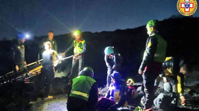 Etna, soccorso alpino salva escursionista ferita