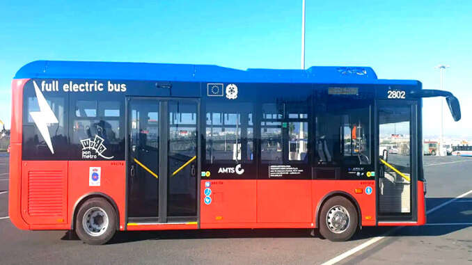 Bus elettrici a Catania, ne arrivano 11